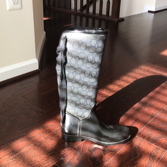 Coach rain boots - Picture 1 of 4